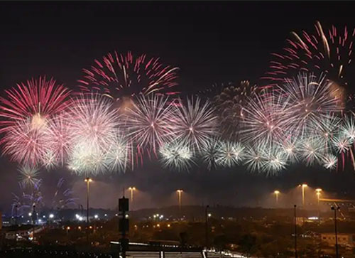 大邑县焰火晚会